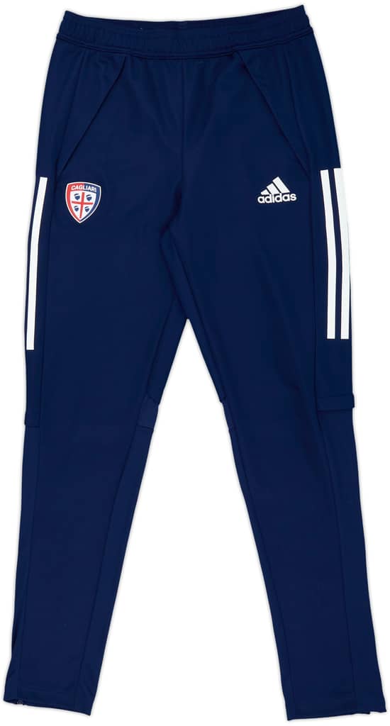 2020-21 Cagliari adidas Track Pants/Bottoms - 9/10 - (L.Boys)