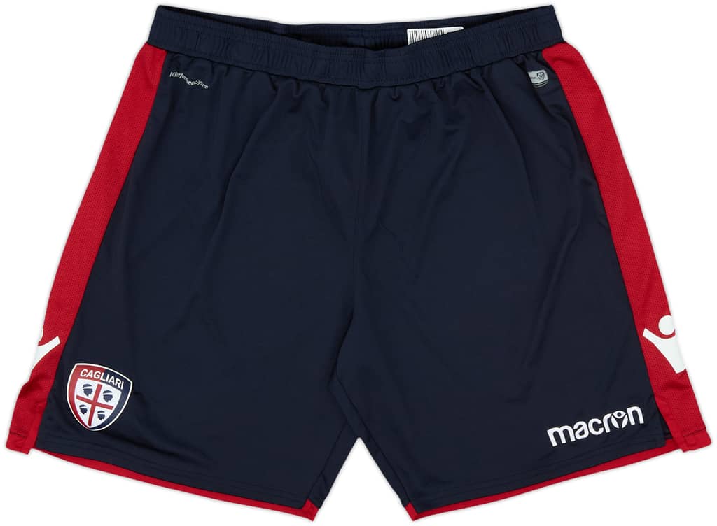 2019-20 Cagliari Home Shorts - 9/10 - (XXL)
