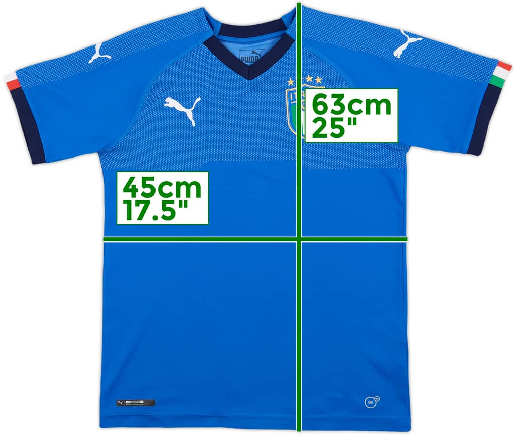 2018-19 Italy Home Shirt - 9/10 - (L.Boys)