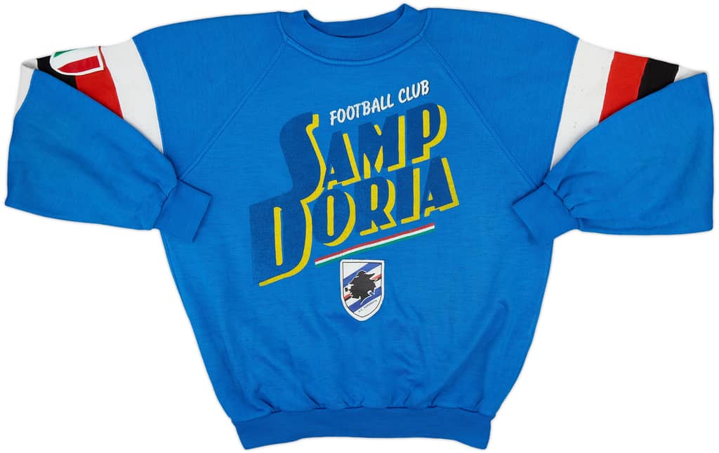 1990-91 Sampdoria Le Felpe Dei Grandi Club Sweat Top - 7/10 - (S)