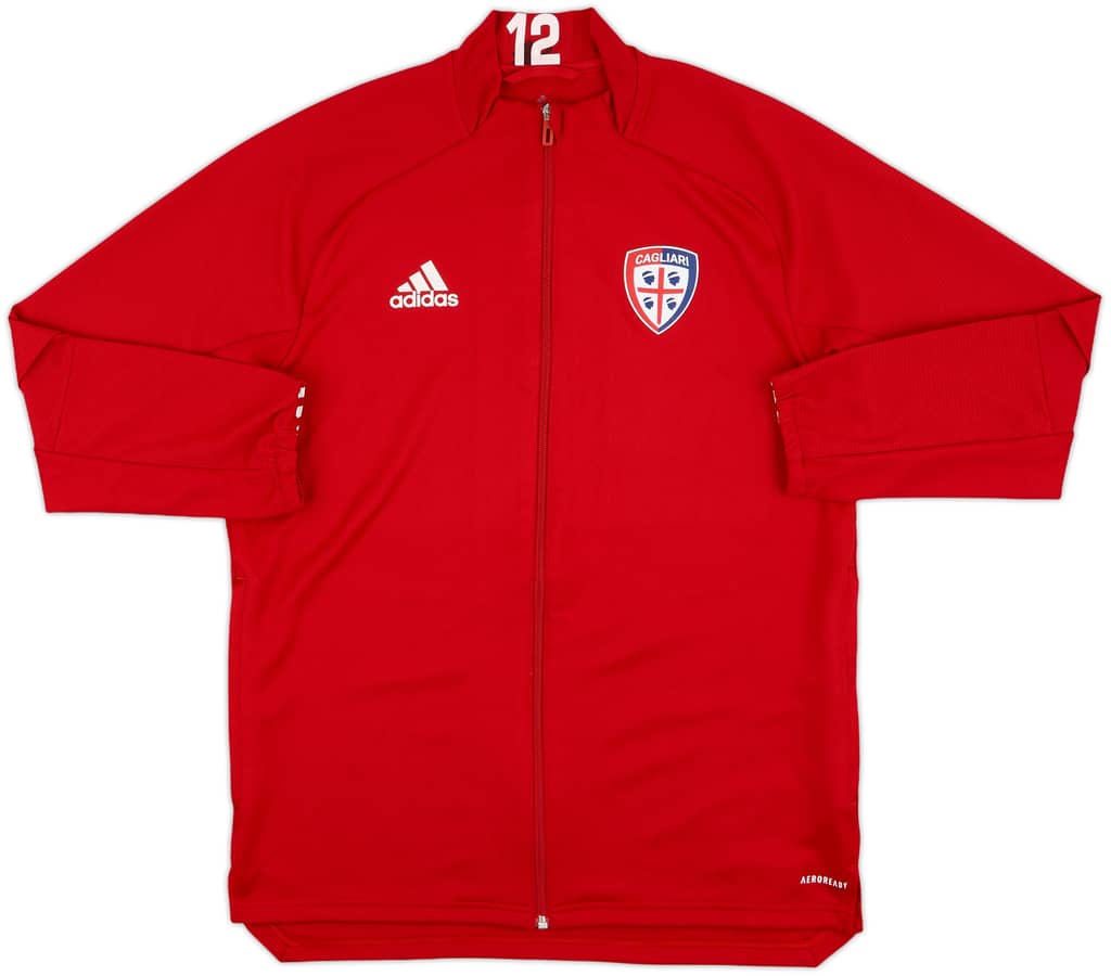 2019-20 Cagliari adidas Track Jacket - 5/10 - (M)