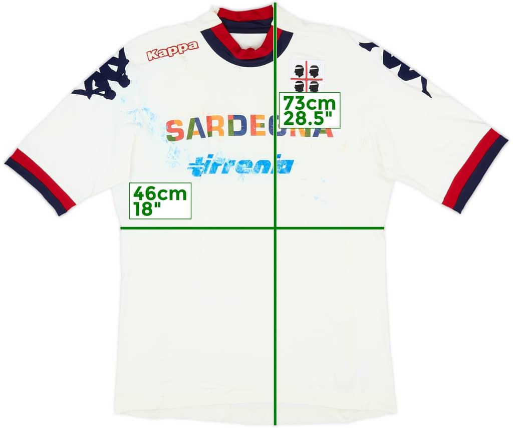 2012-13 Cagliari Away Shirt - 3/10 - (L)
