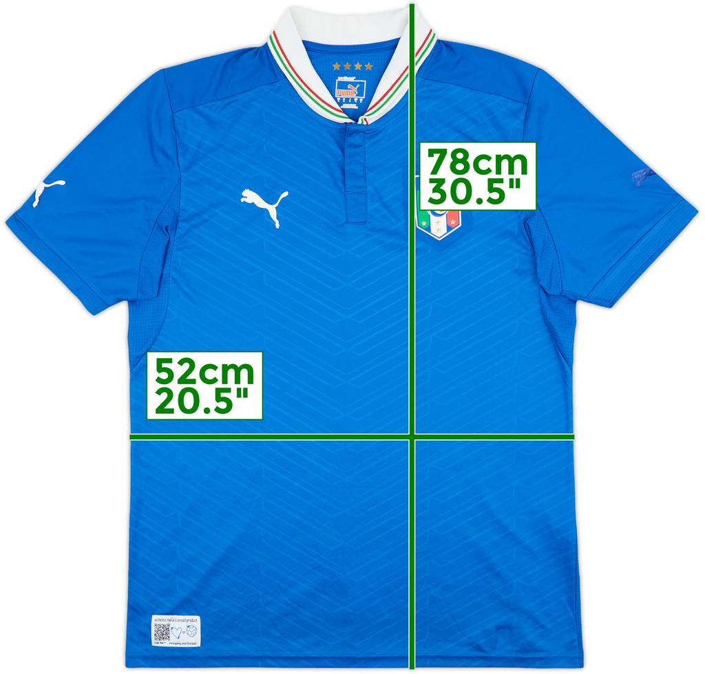 2012-13 Italy Home Shirt - 5/10 - (L)