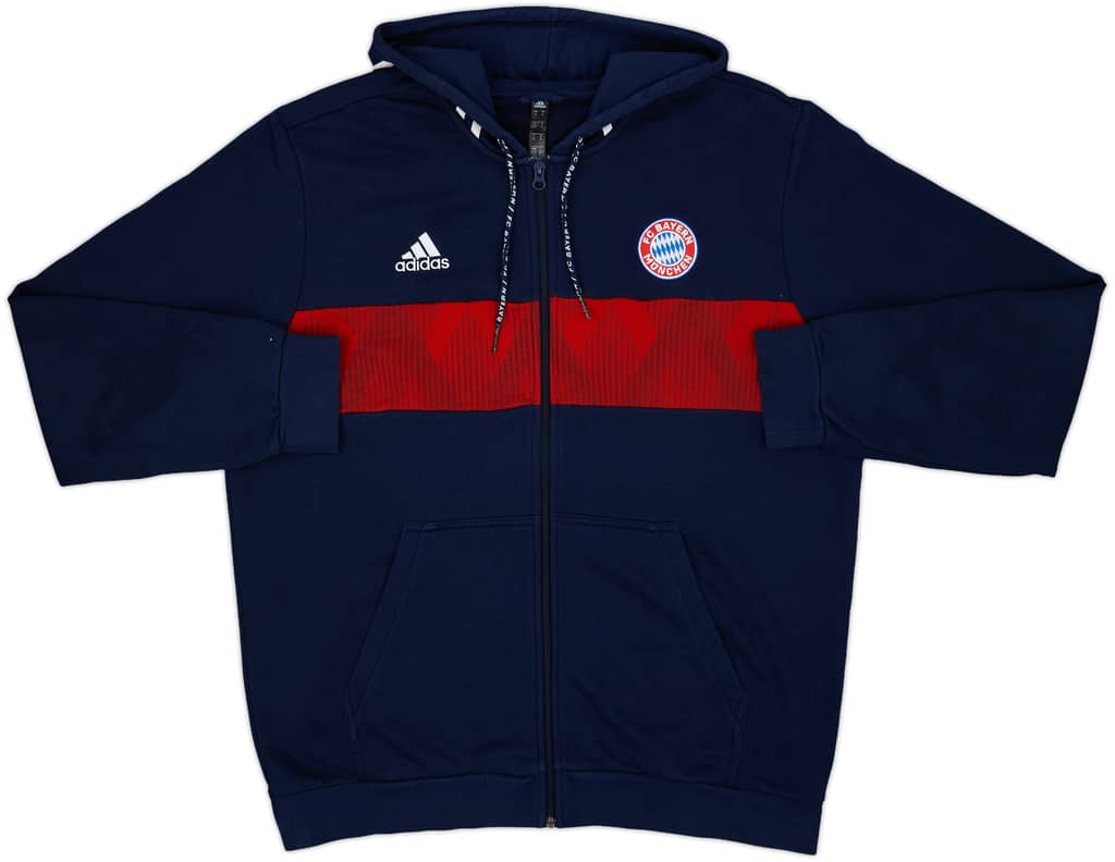 2018-19 Bayern Munich adidas Hooded Track Jacket - 10/10 - (XL)