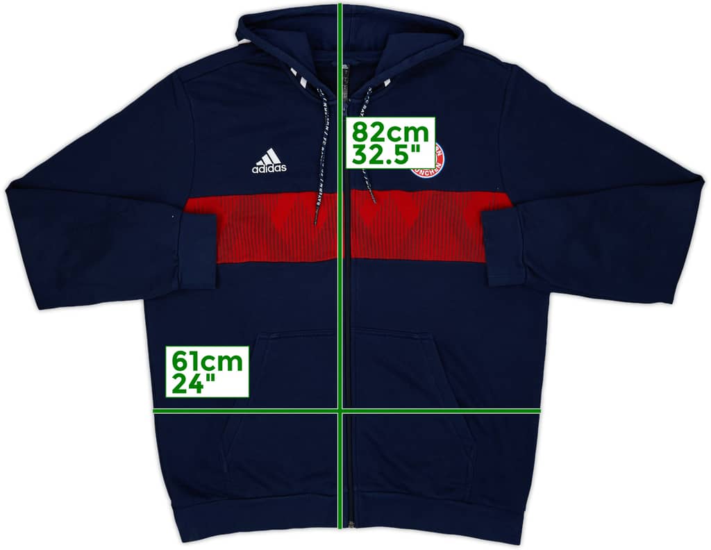 2018-19 Bayern Munich adidas Hooded Track Jacket - 10/10 - (XL)