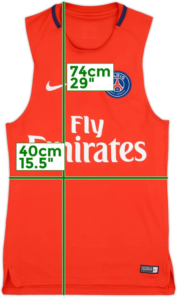 2017-18 Paris Saint-Germain Nike Training Vest - 7/10 - (S)