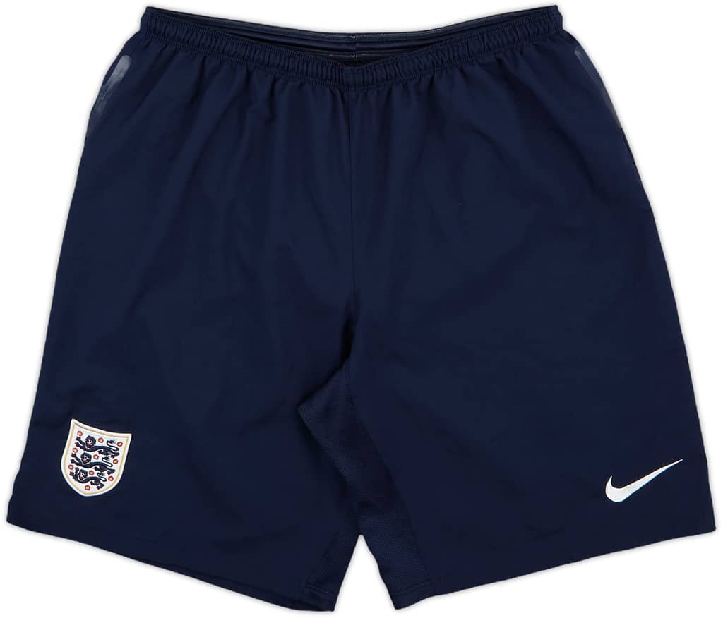 2013-14 England Player Issue Home Shorts - 8/10 - (L)