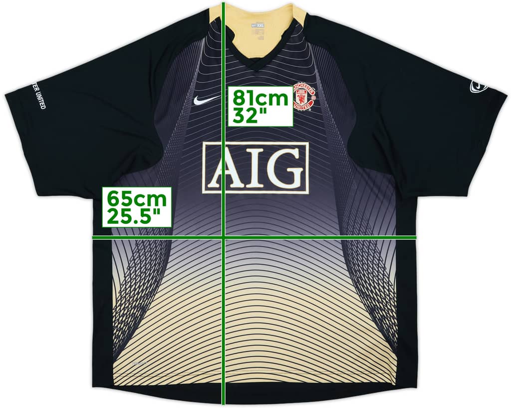 2006-07 Manchester United Nike Training Shirt - 7/10 - (XXL)