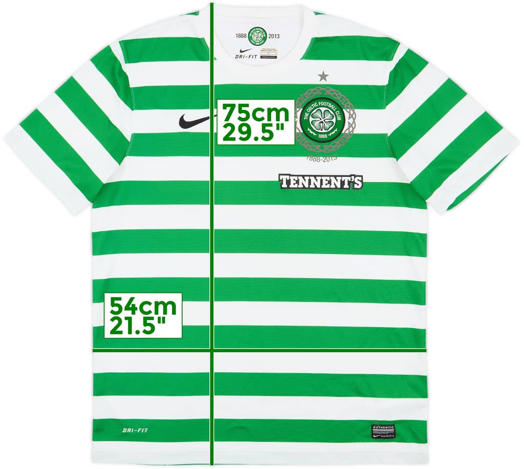 2012-13 Celtic '125th Anniversary' Home Shirt - 7/10 - (L)
