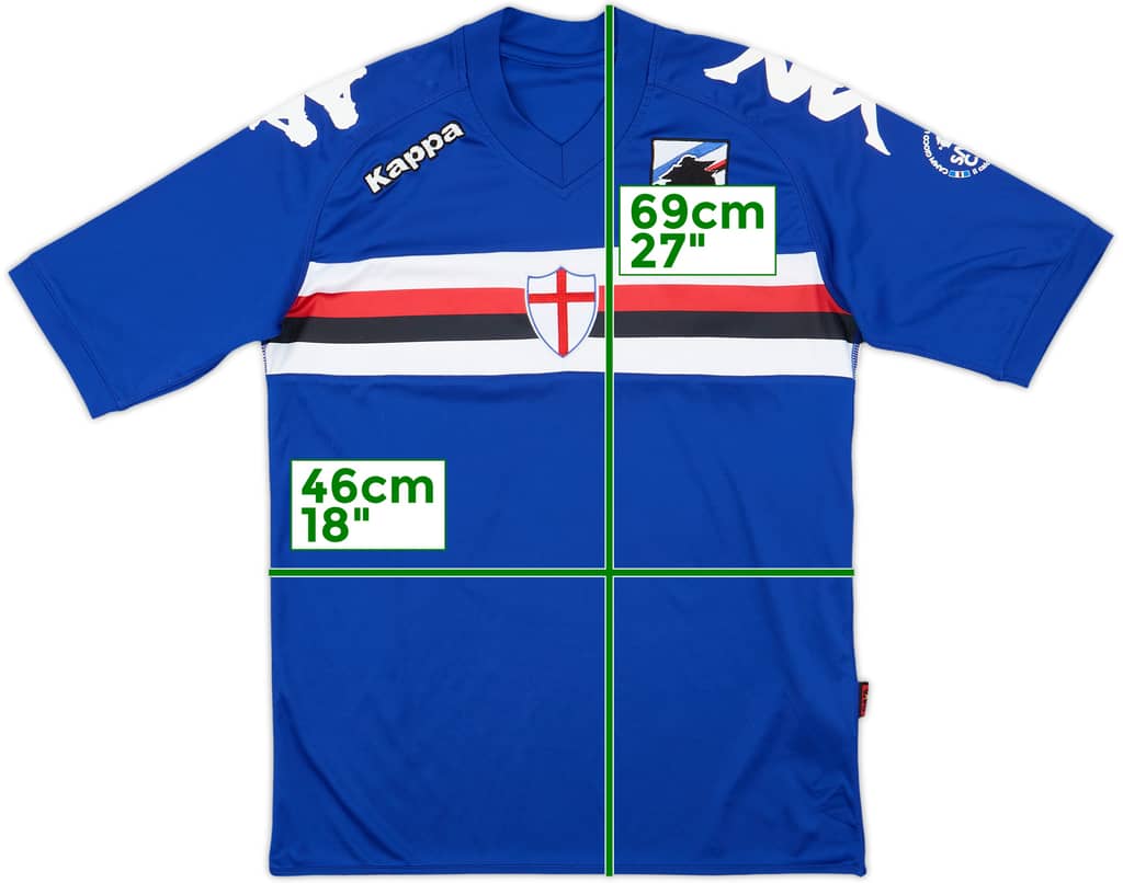 2010-11 Sampdoria Home Shirt - 9/10 - (S)