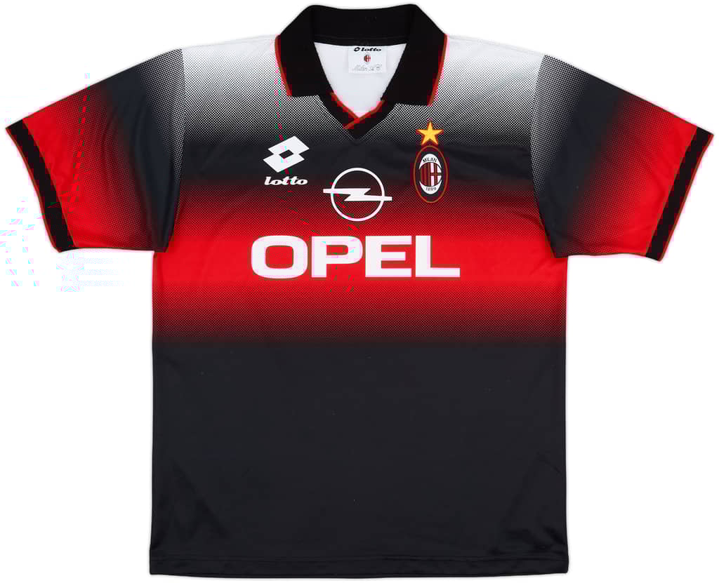 1996-97 AC Milan Lotto Training Shirt - 7/10 - (XL)