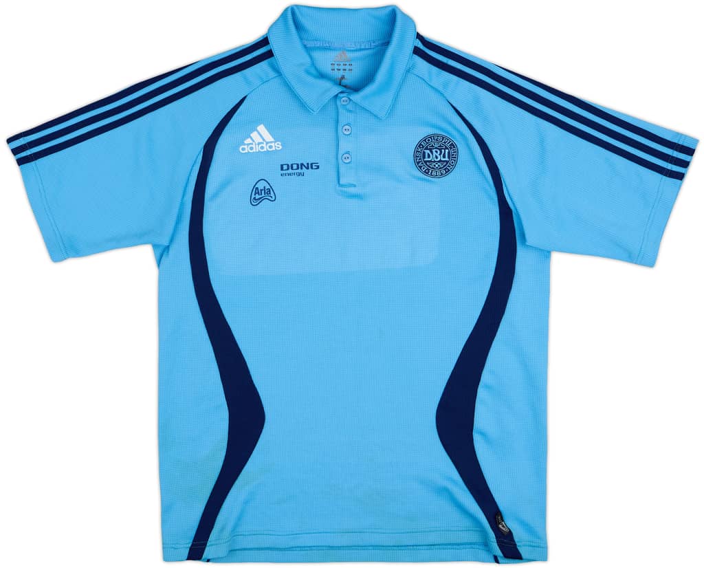 2005-06 Denmark adidas Polo Shirt - 6/10 - (L/XL)
