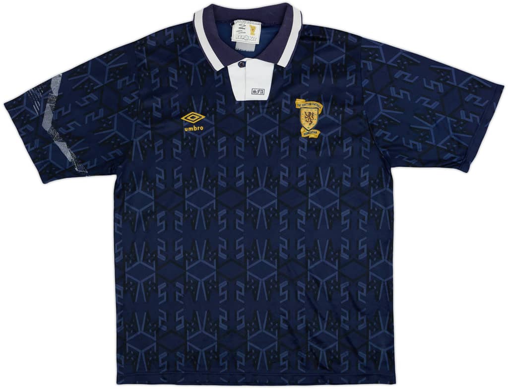 1991-94 Scotland Home Shirt - 8/10 - (L)