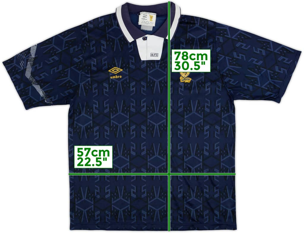 1991-94 Scotland Home Shirt - 8/10 - (L)