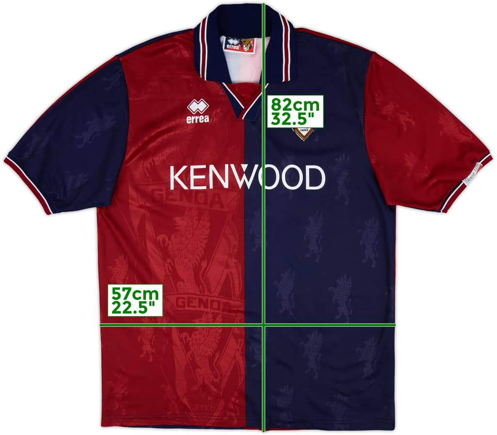 1994-95 Genoa Home Shirt - 8/10 - (XL)