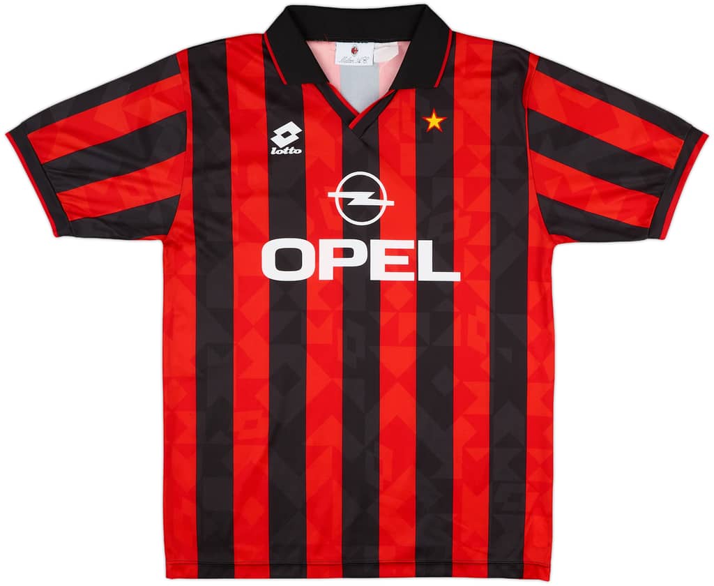 1994-95 AC Milan Home Shirt - 10/10 - (L)