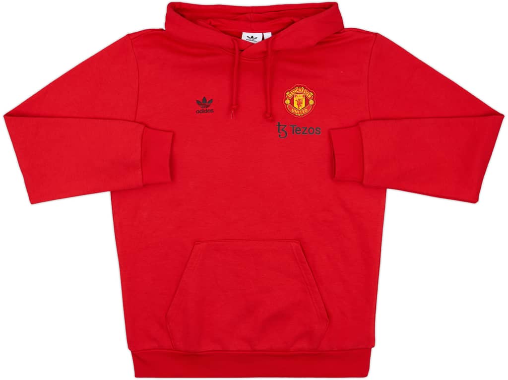 2023-24 Manchester United adidas Hoodie - 10/10 - (M)