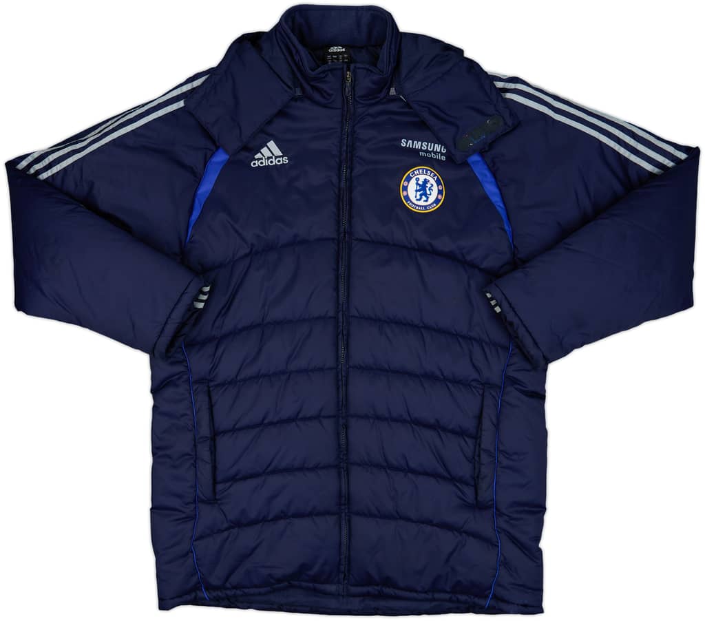 2006-07 Chelsea adidas Padded Bench Coat - 9/10 - (L)