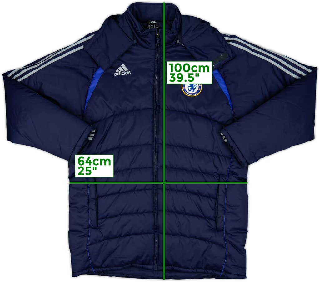 2006-07 Chelsea adidas Padded Bench Coat - 9/10 - (L)