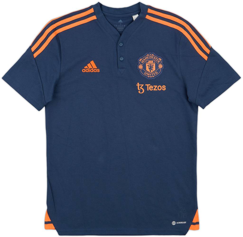2022-23 Manchester United adidas Polo Shirt - 7/10 - (S)