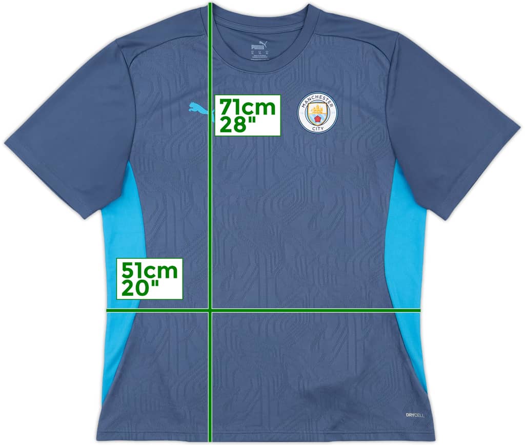 2024-25 Manchester City Puma Training Shirt - 9/10 - (XL)