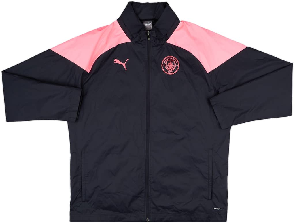2023-24 Manchester City Puma Hooded Rain Jacket - 8/10 - (XL)