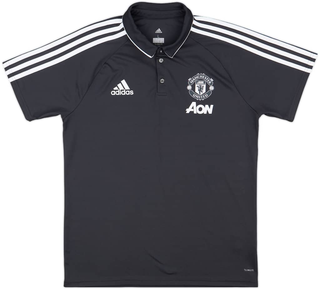 2017-18 Manchester United adidas Polo Shirt - 10/10 - (L)