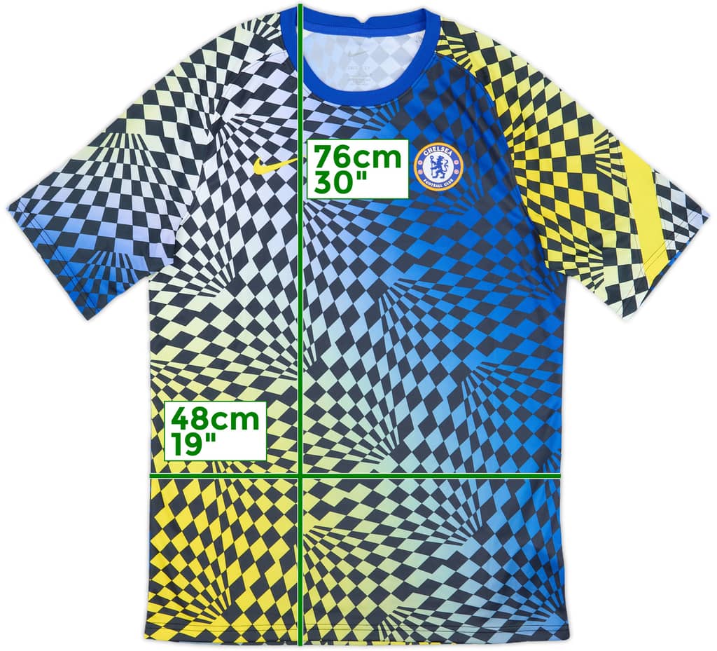 2021-22 Chelsea Nike Pre Match Training Shirt - 10/10 - (M)
