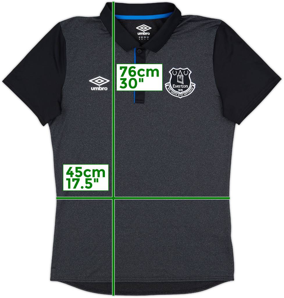 2018-19 Everton Umbro Polo Shirt - 10/10 - (M)