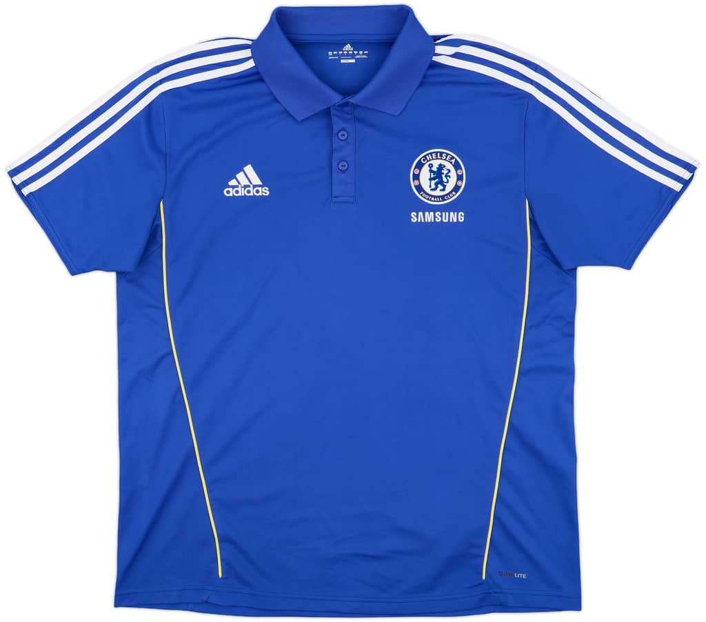 2011-12 Chelsea adidas Polo Shirt - 9/10 - (XL)