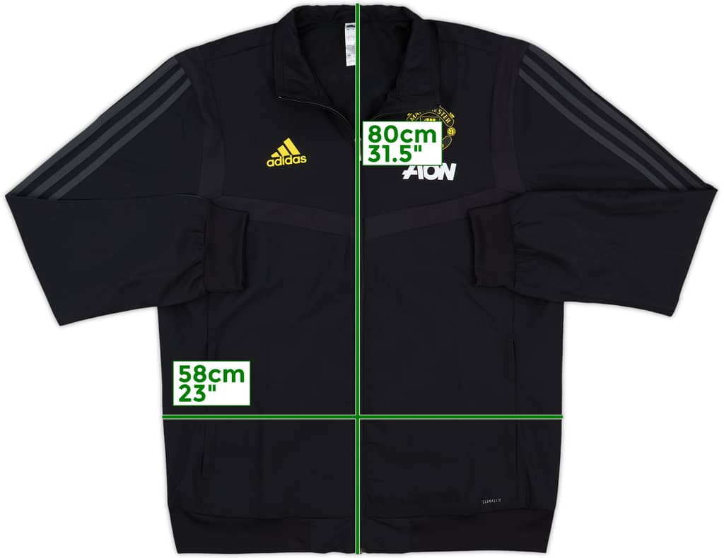2019-20 Manchester United adidas Track Jacket - 10/10 - (L)