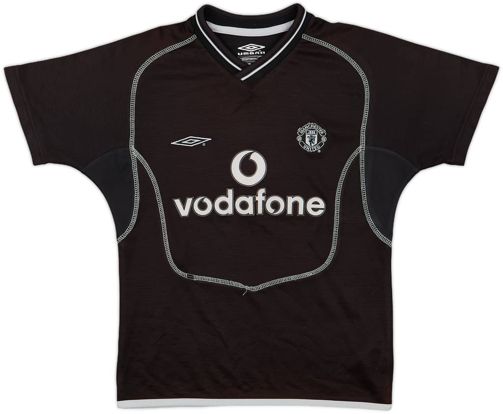 2000-02 Manchester United GK S/S Shirt - 7/10 - (S.Boys)