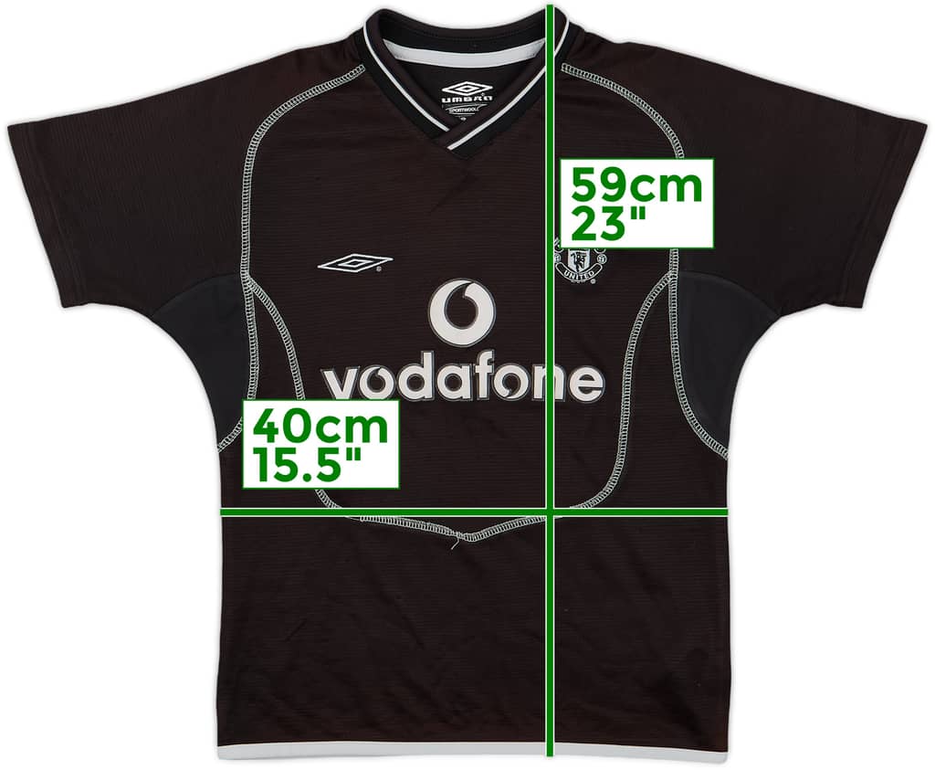 2000-02 Manchester United GK S/S Shirt - 7/10 - (S.Boys)