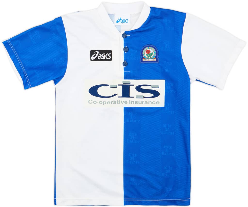 1996-98 Blackburn Home Shirt - 9/10 - (L.Boys)