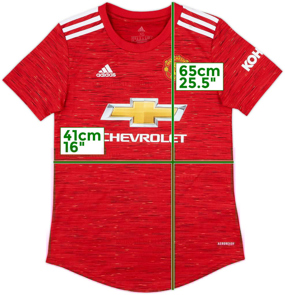 2020-21 Manchester United Home Shirt - 10/10 - (Women's XS)