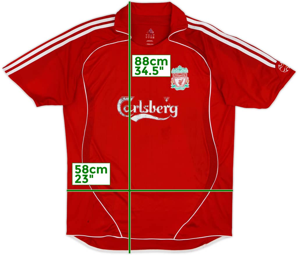 2006-08 Liverpool Home Shirt - 5/10 - (XL)