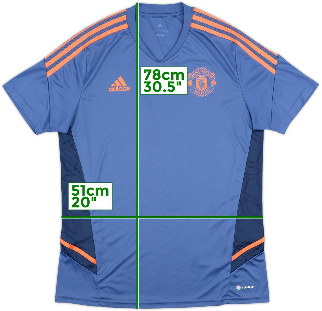 2022-23 Manchester United adidas Training Shirt - 9/10 - (L)