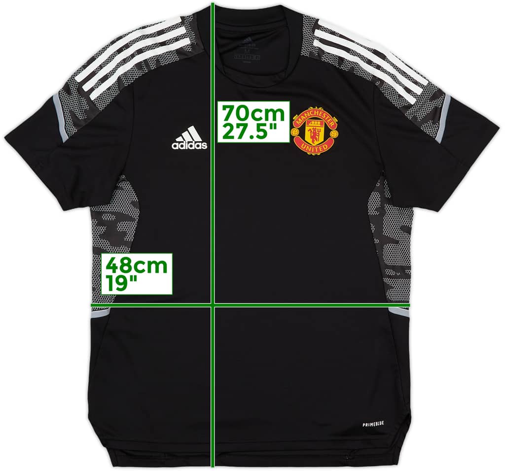 2021-22 Manchester United adidas Training Shirt - 6/10 - (M)