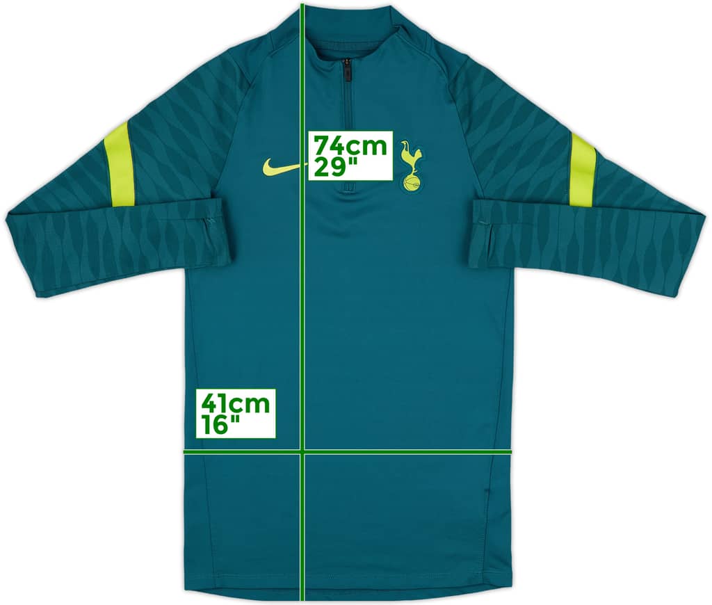2021-22 Tottenham Nike 1/4 Zip Drill Top - 8/10 - (XS)