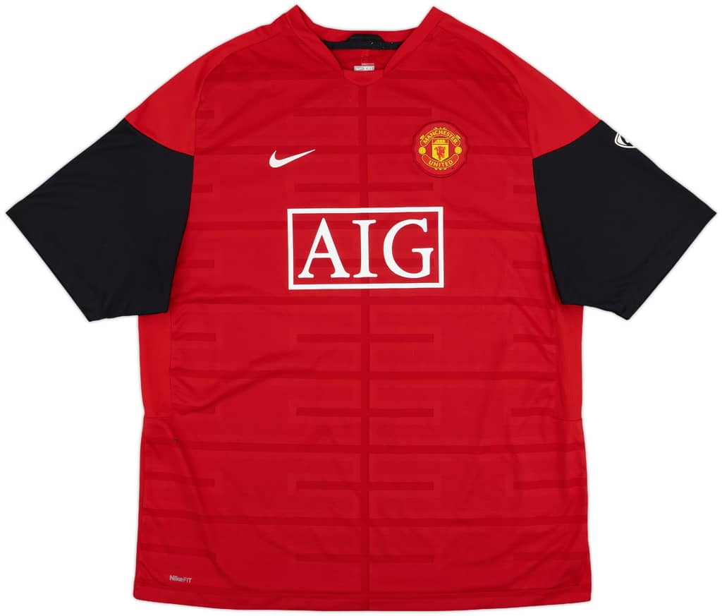 2009-10 Manchester United Nike Training Shirt - 8/10 - (XXL)
