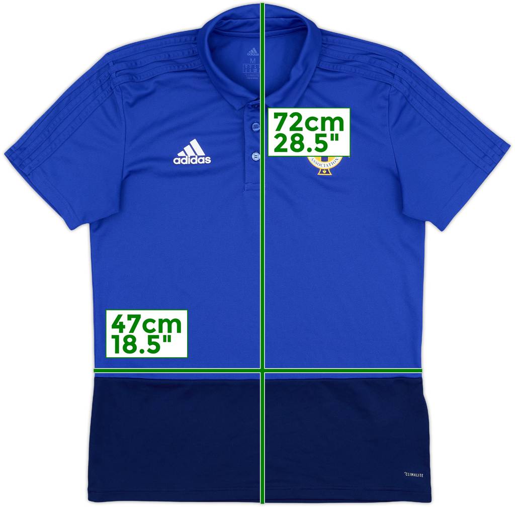 2018-19 Northern Ireland adidas Polo Shirt - 10/10 - (M)