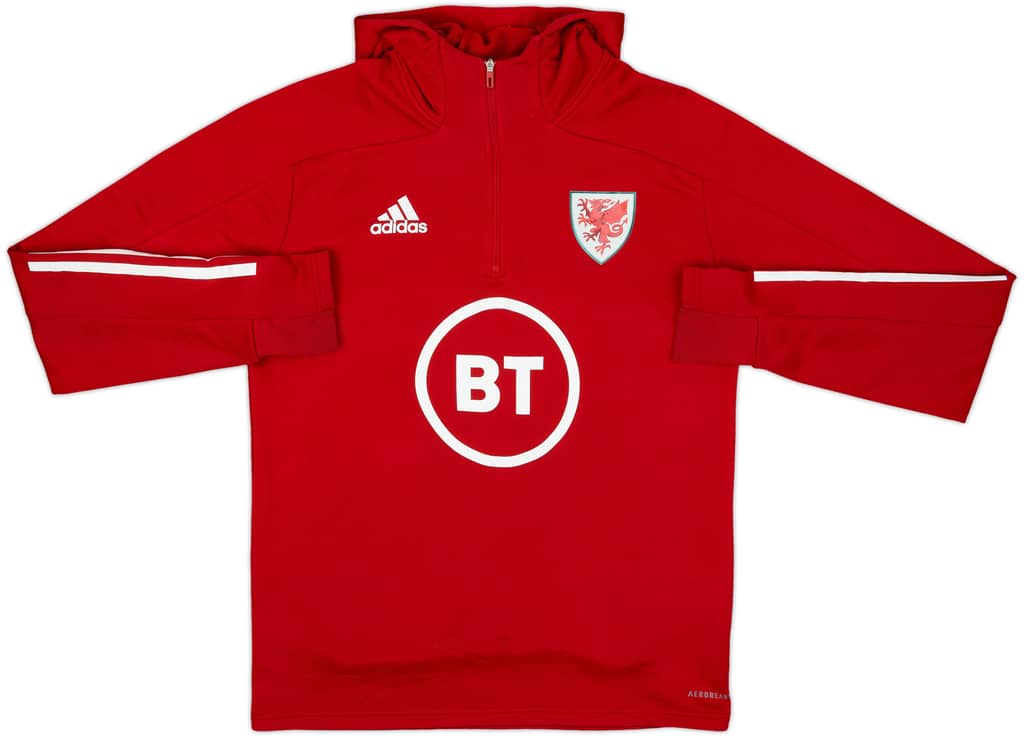 2019-20 Wales adidas 1/4 Zip Track Top - 9/10 - (S)