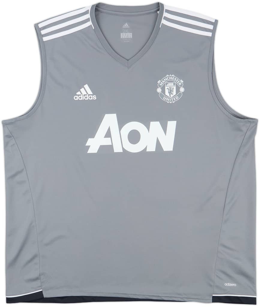2017-18 Manchester United adidas Training Vest - 9/10 - (XXL)