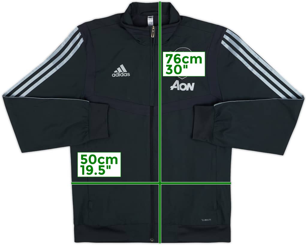 2019-20 Manchester United adidas Track Jacket - 9/10 - (S)