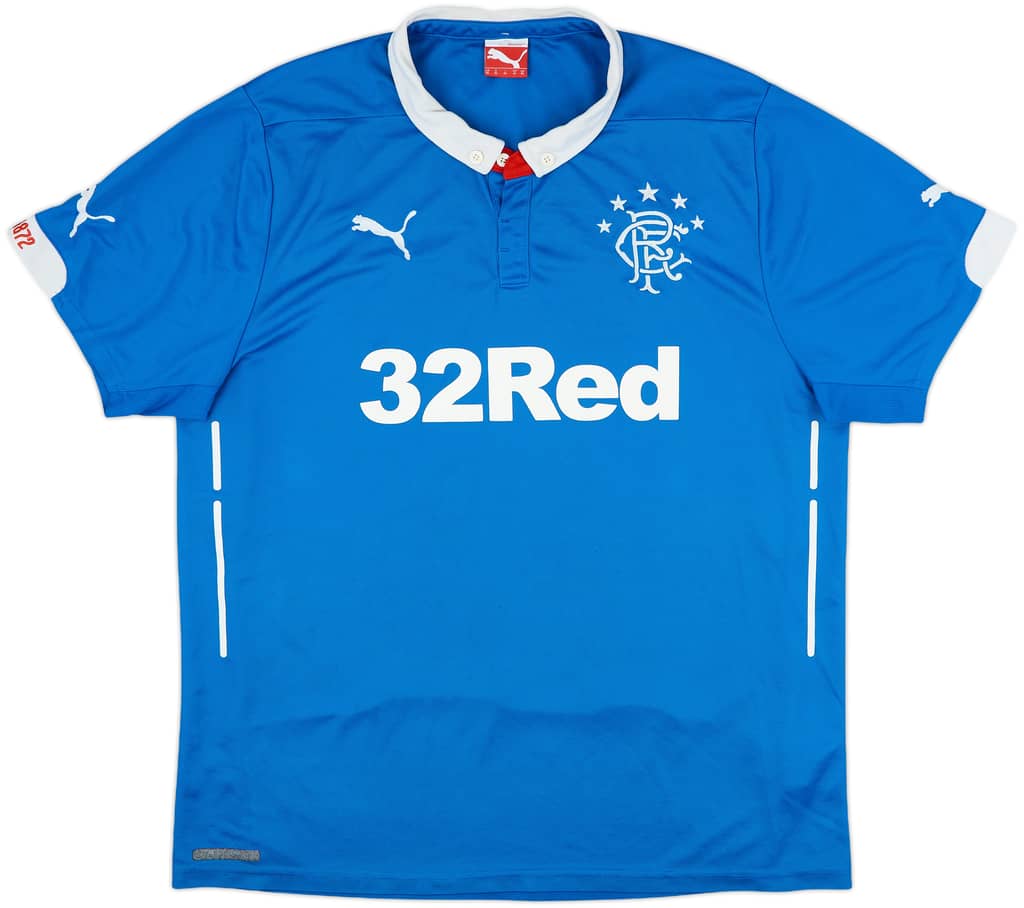 2014-15 Rangers Home Shirt - 8/10 - (XL)