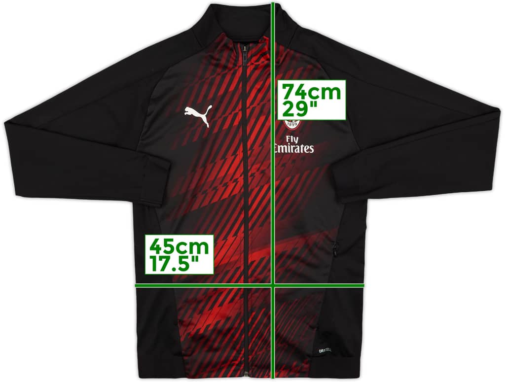 2019-20 AC Milan Puma Track Jacket - 9/10 - (S)