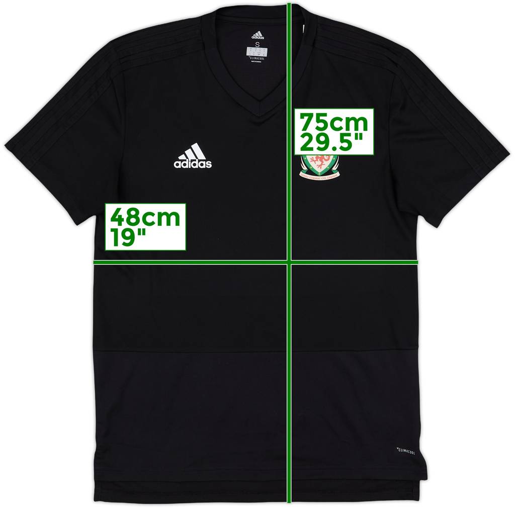 2018-19 Wales adidas Training Shirt - 10/10 - (S)