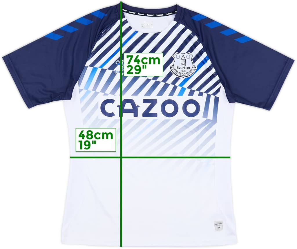 2021-22 Everton Hummel Training Shirt - 7/10 - (M)