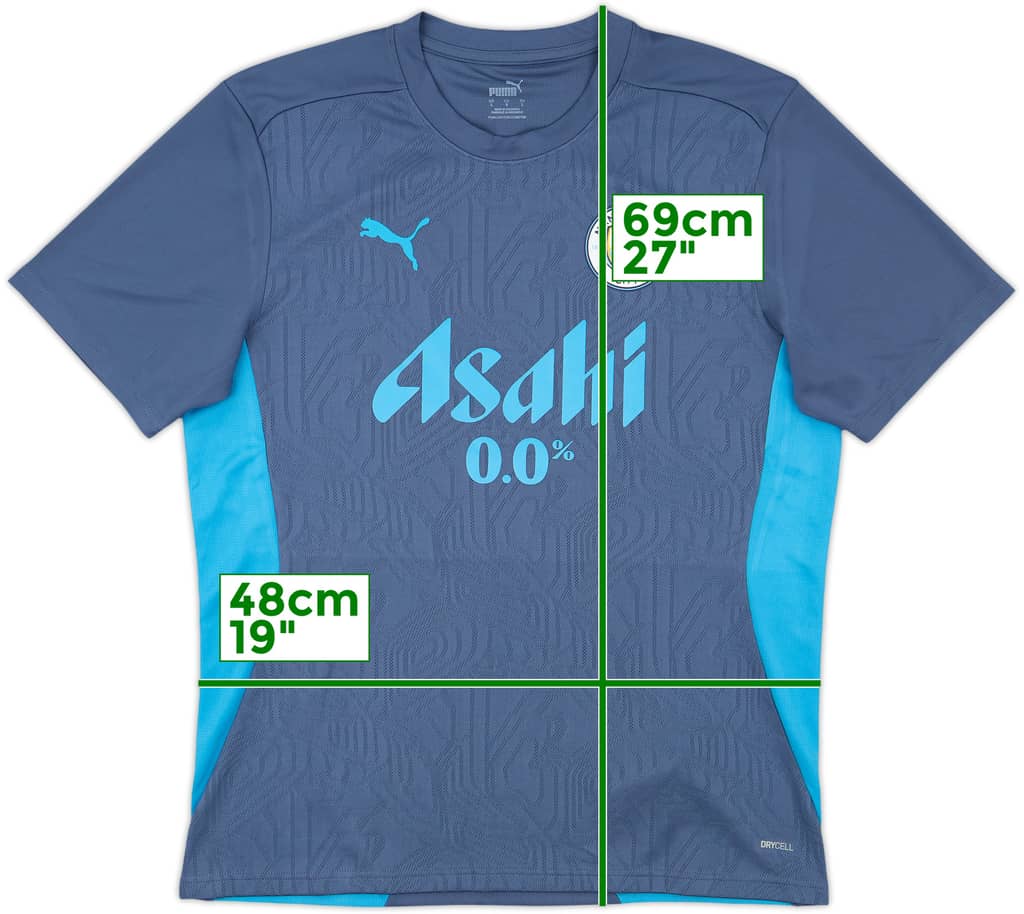 2024-25 Manchester City Puma Training Shirt - 9/10 - (L)