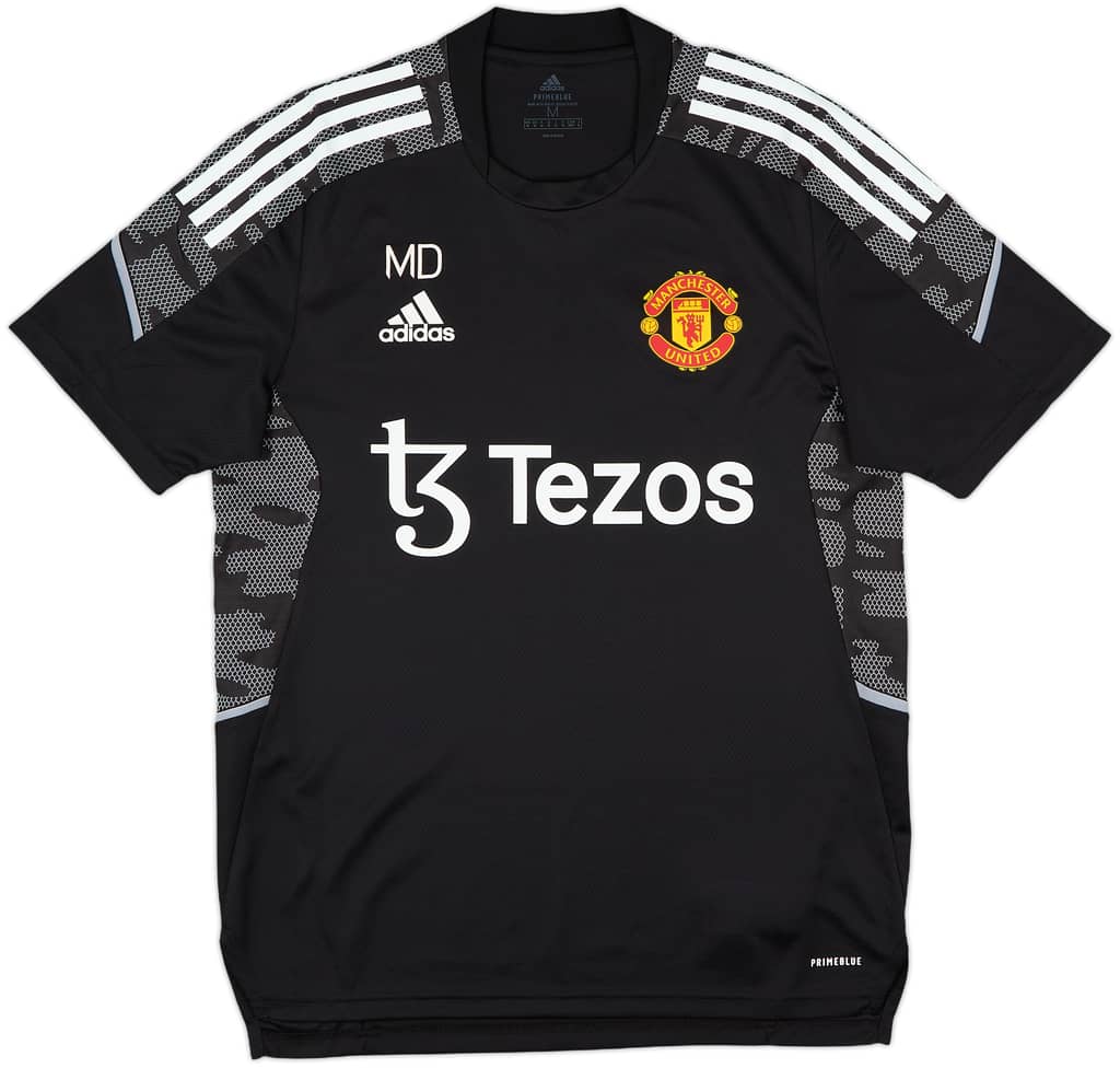 2020-21 Manchester United Staff Issue Training Shirt 'MD' - 10/10 - (M)